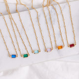 Gem Pendant Necklace