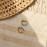 Mixed Metal Hoops