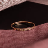Solid Gold Infinity Band