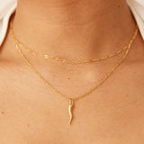 Italian Horn Necklace