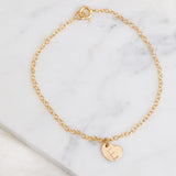 Stamped Initial Bracelet