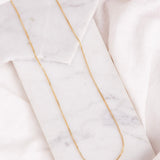 Tiny Box Link Necklace