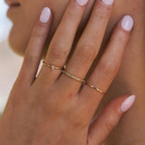 Solid Gold Infinity Band