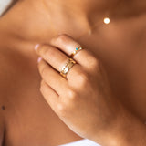 Wide Hammered Band
