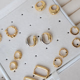 Mixed Metal Hoops