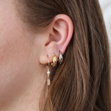 Mixed Metal Hoops