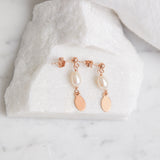 Pearl and Coin Studs