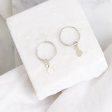 Tiny Disc Hoops