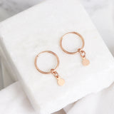 Tiny Disc Hoops