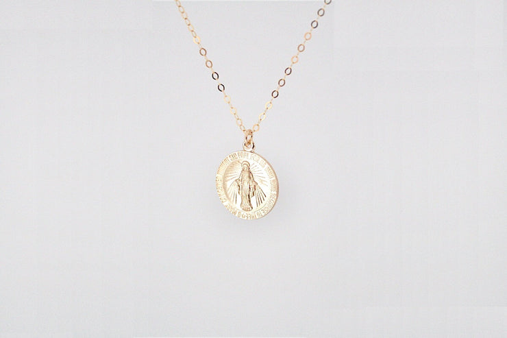 THE CIRCULAR MOTHER MARY MEDALLION