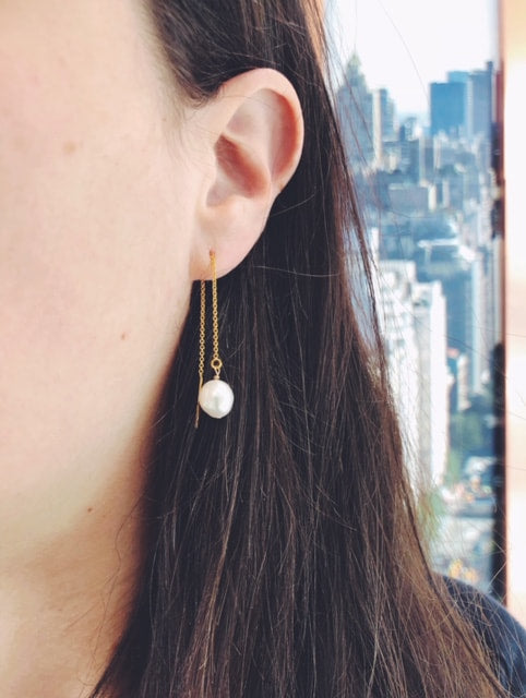Pearl Ear Threads