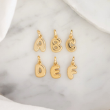 Puffy Initial Necklace