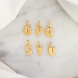 Puffy Initial Necklace