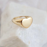 Heart Signet Ring