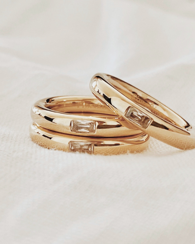 Thick Baguette Ring