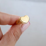 Heart Signet Ring