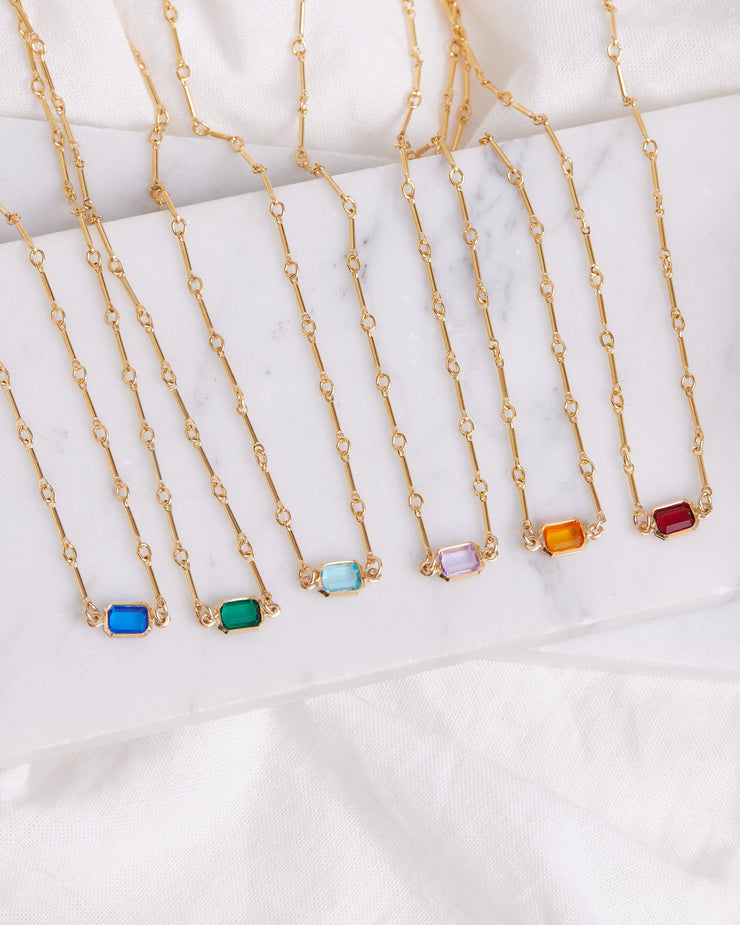 Gem Pendant Necklace