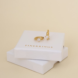 Kris Kringle - Large Princess Stone Hoops