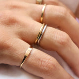 Organic Stacking Ring Set