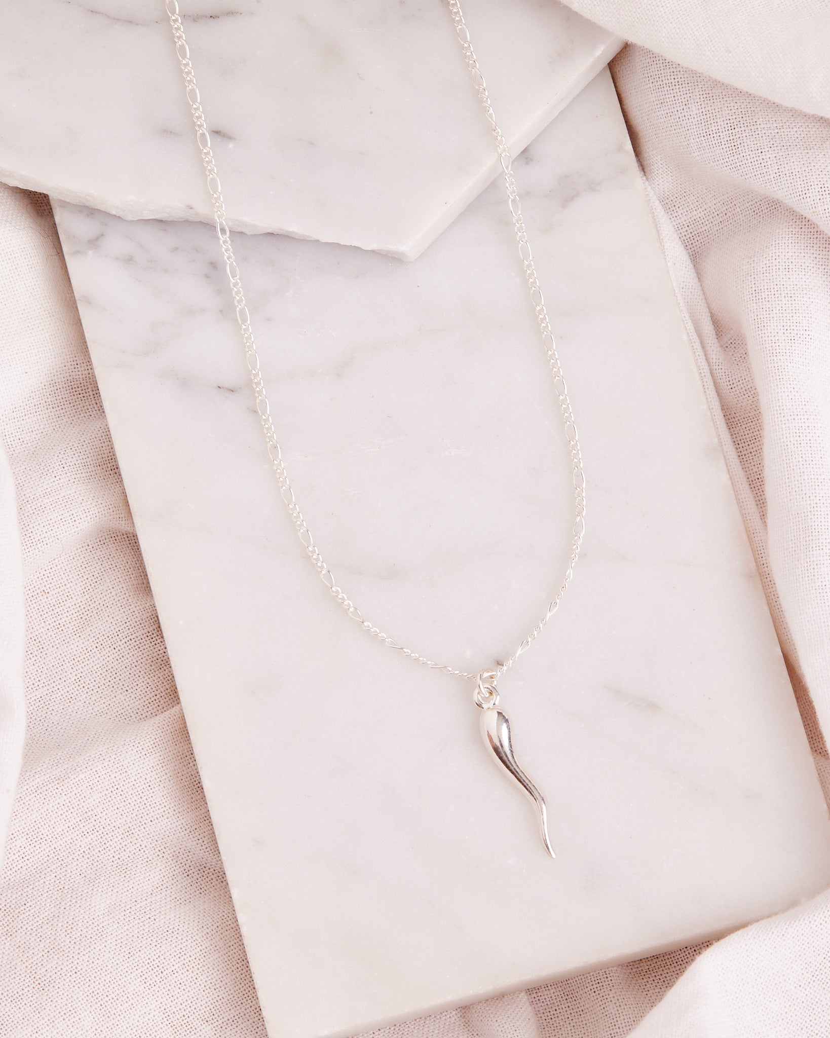 Italian Horn Necklace