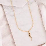 Italian Horn Necklace