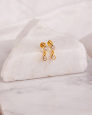Front Screw Studs - Pear Drop