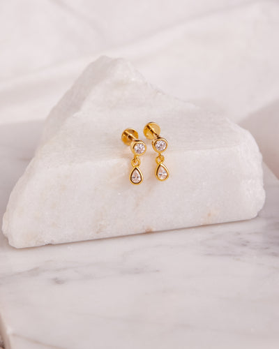 Front Screw Studs - Pear Drop