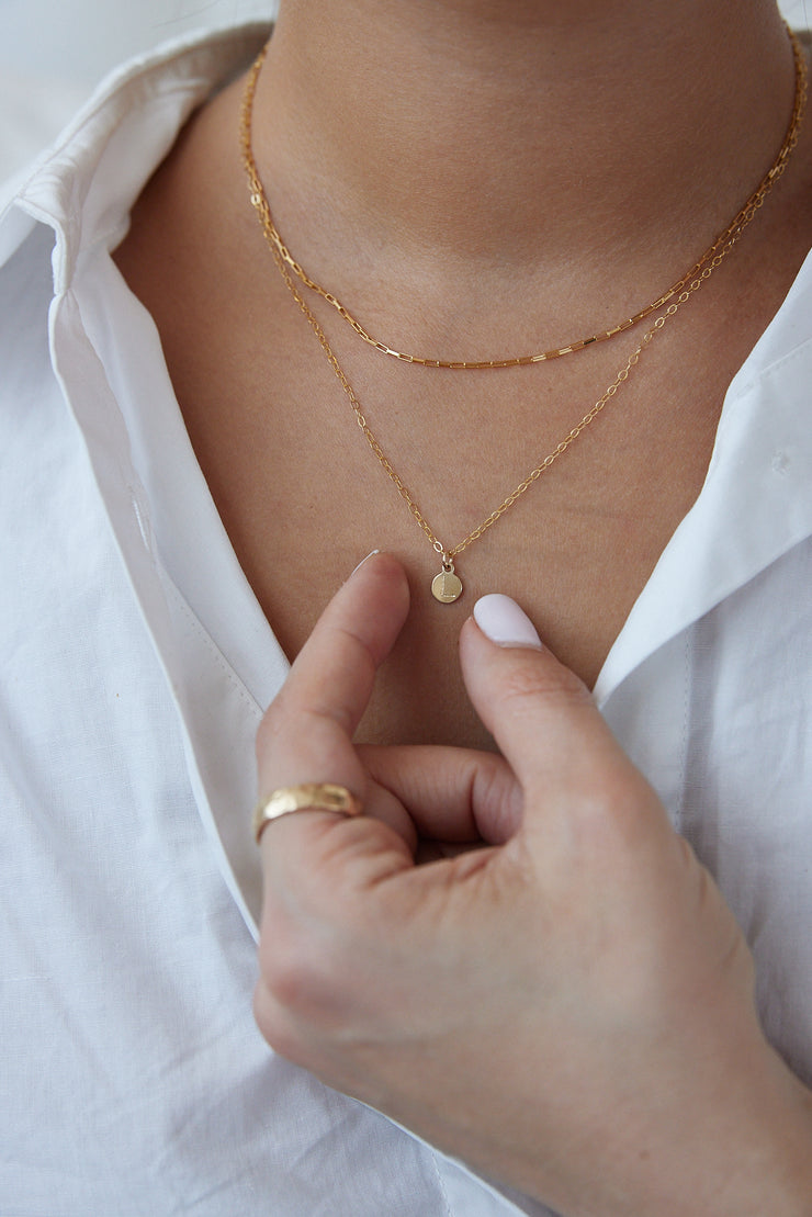 Box Link Necklace