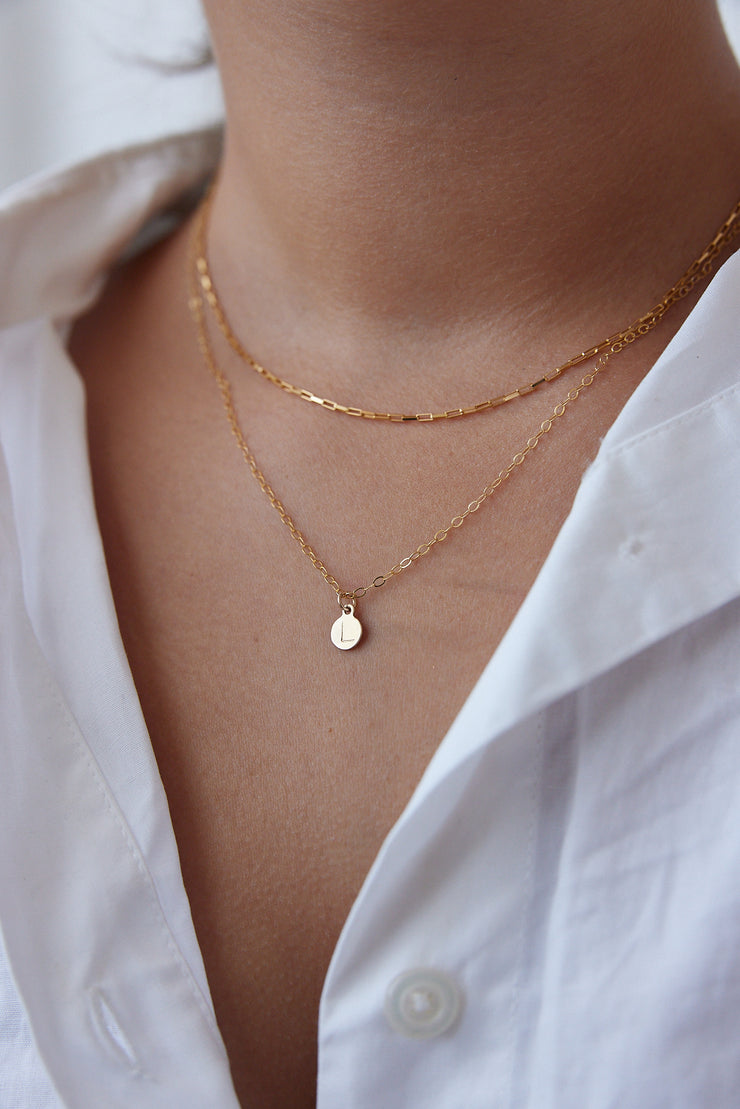 Box Link Necklace