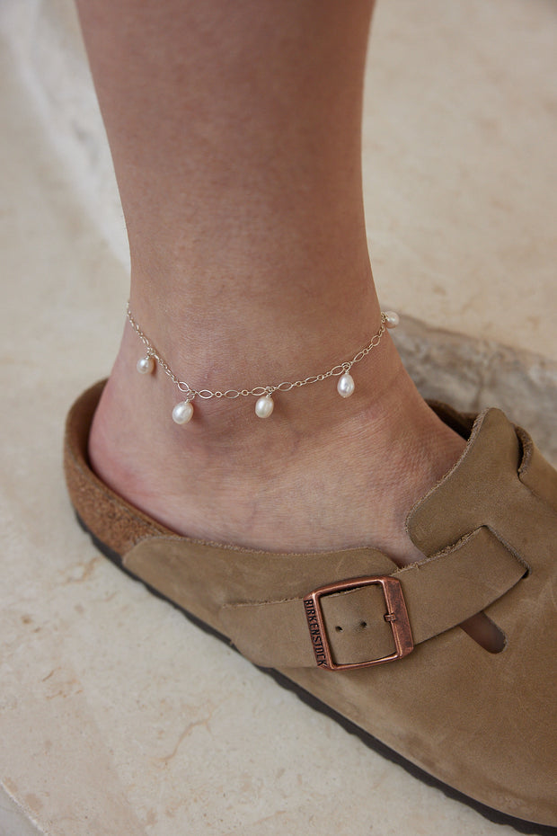 Dangling Pearl Anklet