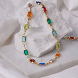Gem Linked Necklace