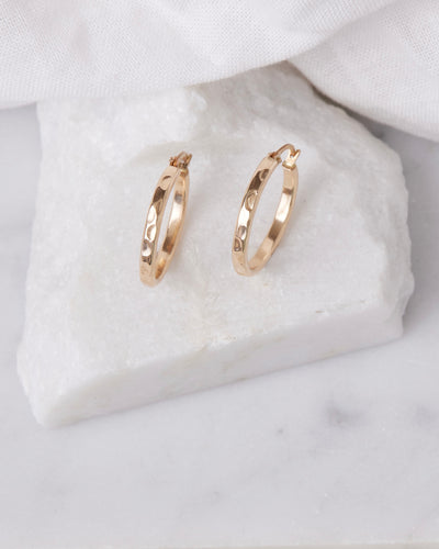 Hammered Hoops