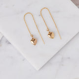 Puffy Charm Ear Threads