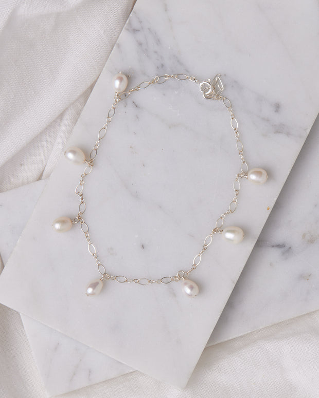 Dangling Pearl Anklet