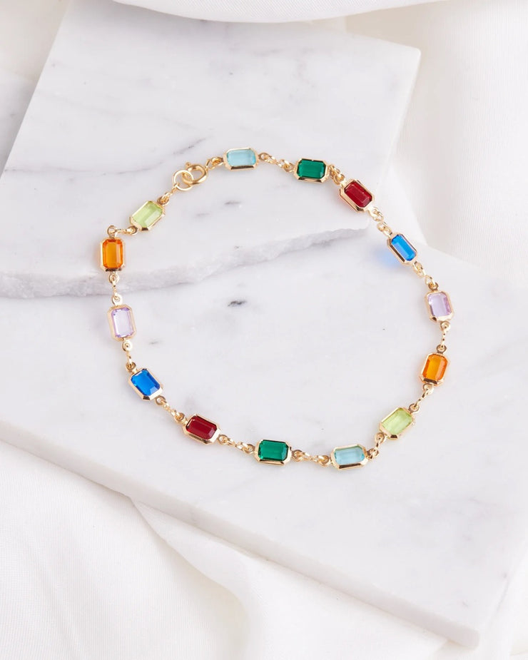 The Gem Linked Bracelet