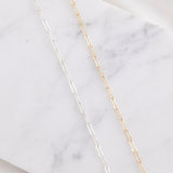 Crinkled Chain Necklace
