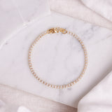 Round Cut Tennis Bracelet