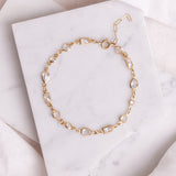 Mixed Cluster Gem Bracelet