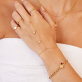 Beaded Hand Chain