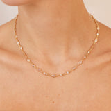 Mixed Cluster Gem Necklace