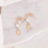 Pearl and Coin Studs