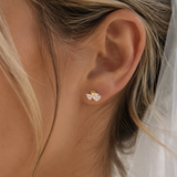 Teardrop Duo Stud
