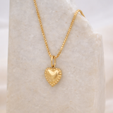 Lottie Vintage Heart Necklace