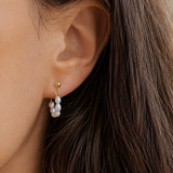 Ball and Pearl Studs