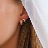 Luxe Twisted Zircon Hoops