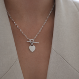 Juliet Heart & Toggle Necklace