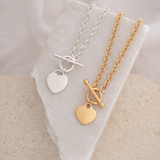 Juliet Heart & Toggle Bracelet