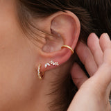 Gilded V Studs