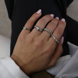 Pinky Heart Signet Ring