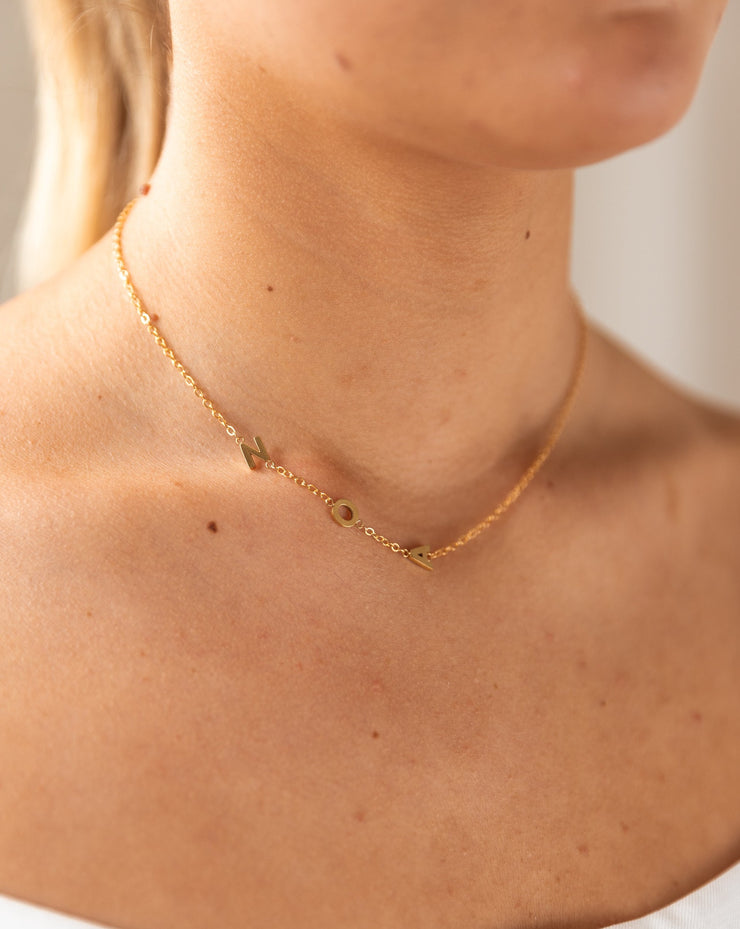 Seamless Initial Necklace